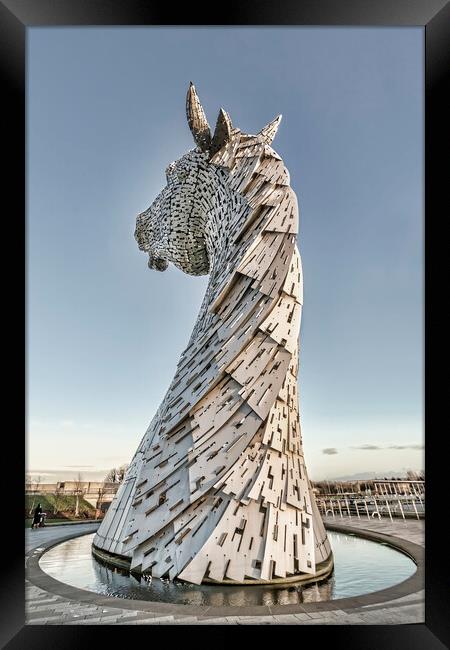 Kelpies Mane Framed Print by Valerie Paterson