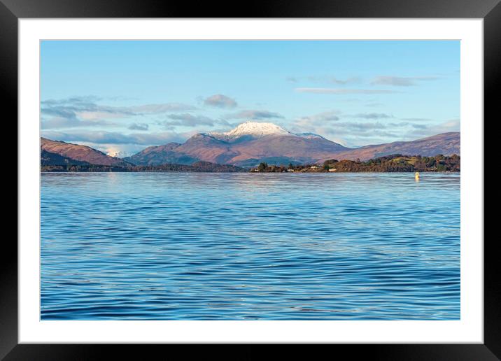 Ben Lomond View Framed Mounted Print by Valerie Paterson