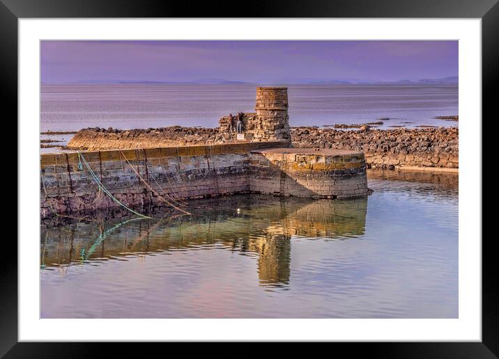 Dunure Lighthouse  Framed Mounted Print by Valerie Paterson