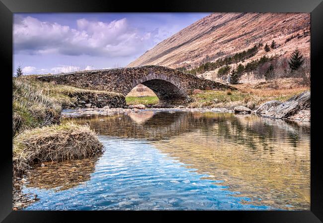 Butter Bridge Argyll Framed Print by Valerie Paterson