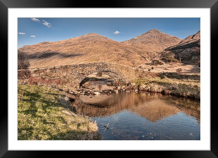 Kinglas Butter Bridge  Framed Mounted Print by Valerie Paterson