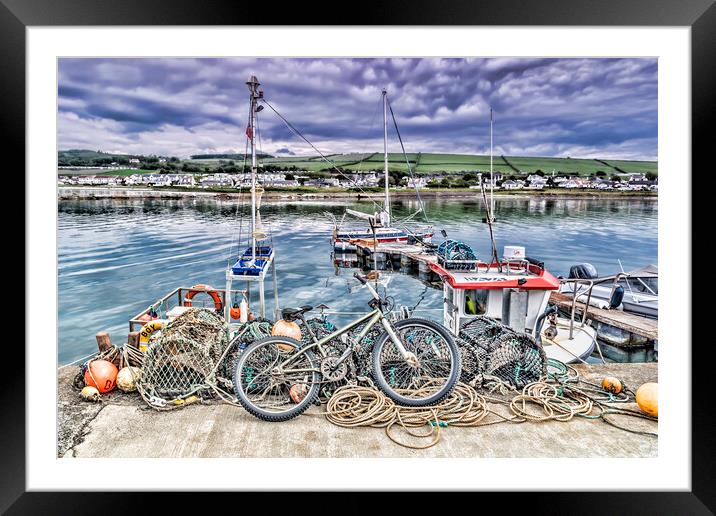 Fishing Tackle Maidens Framed Mounted Print by Valerie Paterson