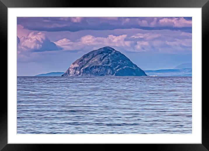 Ailsa Craig  Framed Mounted Print by Valerie Paterson