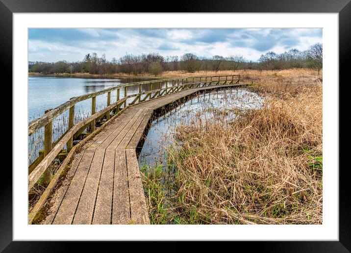 Eglinton Loch Framed Mounted Print by Valerie Paterson