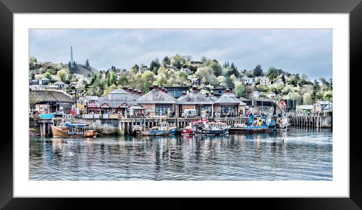 Fishing Boats Oban  Framed Mounted Print by Valerie Paterson