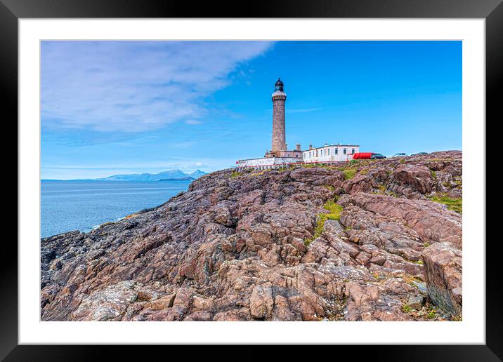 Ardnamurchan Lighthouse Framed Mounted Print by Valerie Paterson