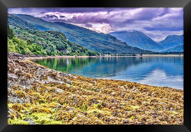 A view to Ballachulish Framed Print by Valerie Paterson