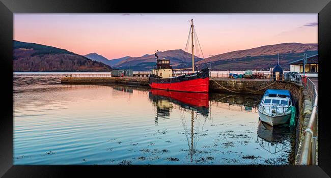 Vital Spark at Inveraray Framed Print by Valerie Paterson