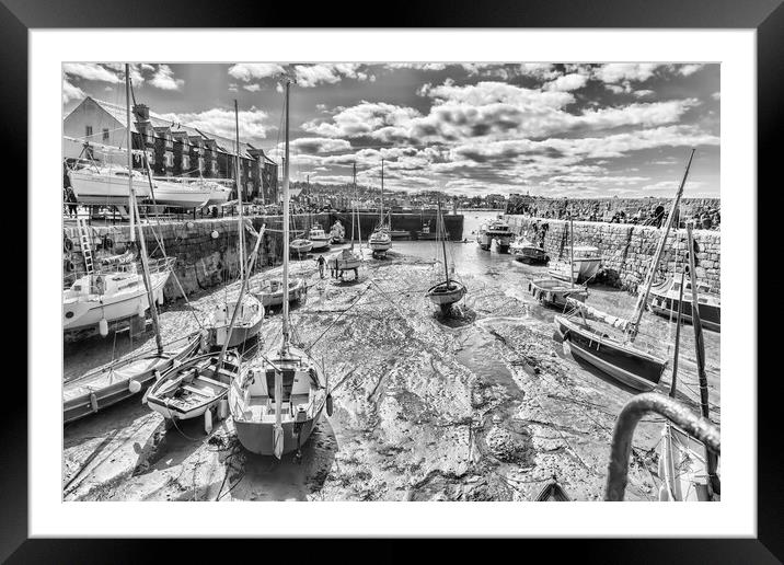 Boats at North Berwick Framed Mounted Print by Valerie Paterson