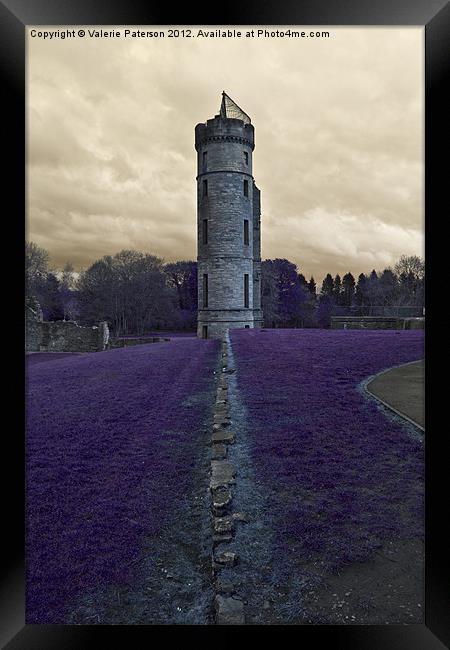 Eglinton Castle Tower Framed Print by Valerie Paterson