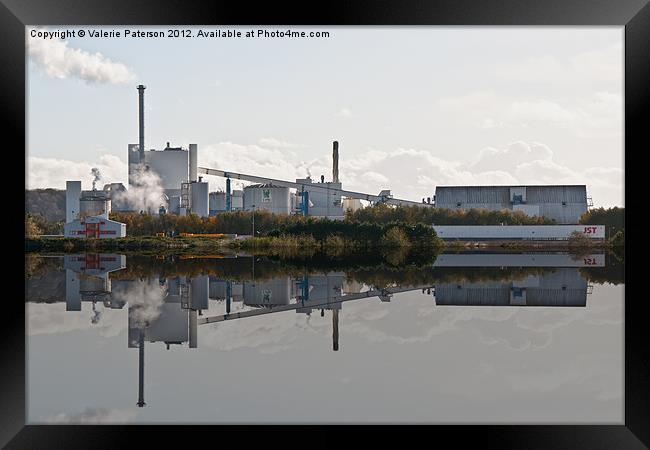 Irvine Paper Mill Framed Print by Valerie Paterson