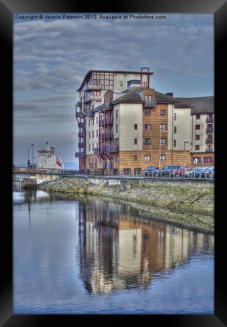 A Luxury Seaview Framed Print by Valerie Paterson