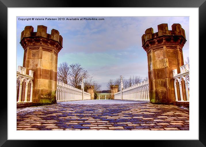 Tournament Bridge Eglinton Park Framed Mounted Print by Valerie Paterson