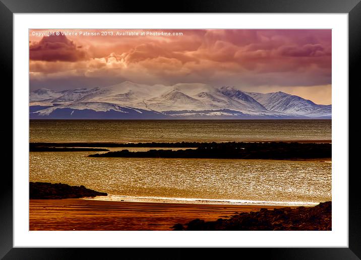 Isle Of Arran Framed Mounted Print by Valerie Paterson