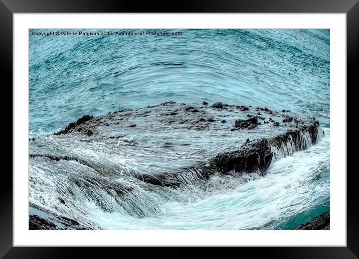 Force Of Nature Framed Mounted Print by Valerie Paterson