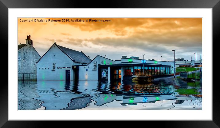 Harbour Arts Centre Framed Mounted Print by Valerie Paterson