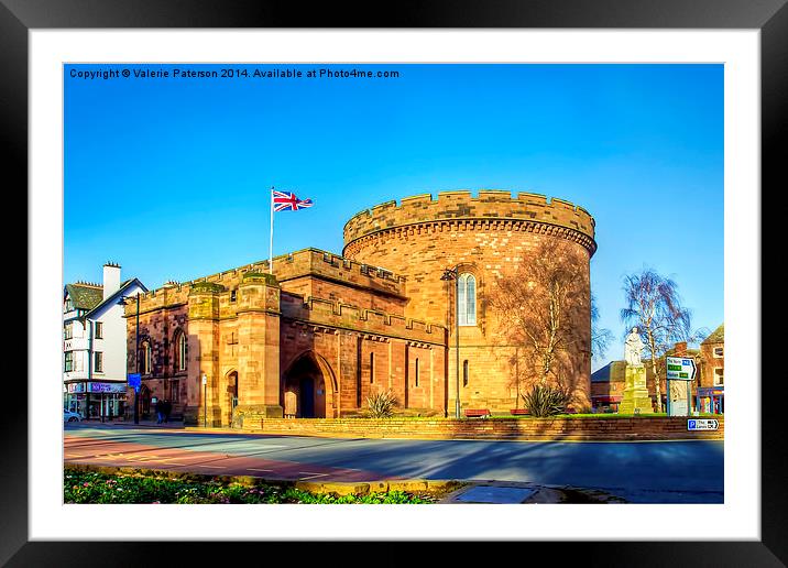 Carlisle Citadel Framed Mounted Print by Valerie Paterson