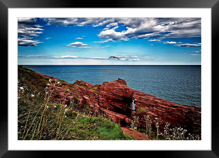 The Needles Eye  Framed Mounted Print by Valerie Paterson