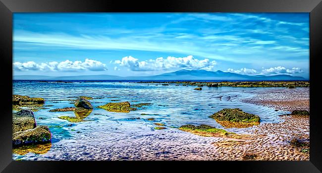 The Ayrshire Coast  Framed Print by Valerie Paterson