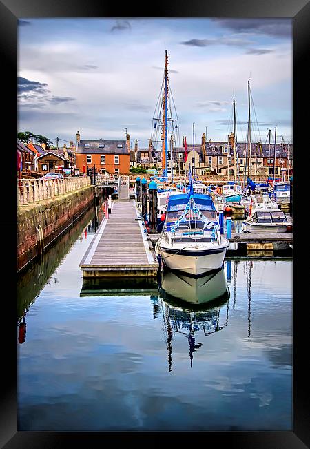 Arbroath Harbour   Framed Print by Valerie Paterson