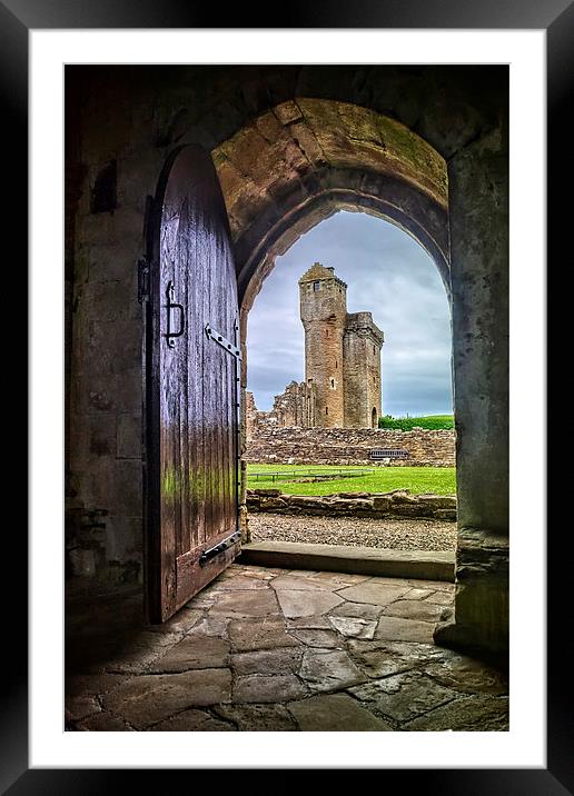 Crossraguel Abbey Tower House  Framed Mounted Print by Valerie Paterson