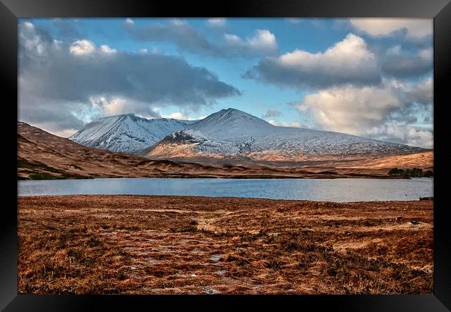 Scottish Mountains  Framed Print by Valerie Paterson