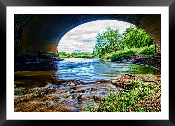 Eden River  Framed Mounted Print by Valerie Paterson