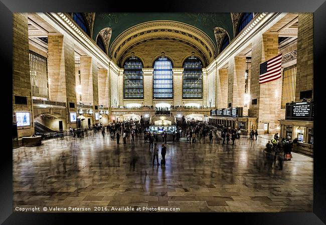 Grand Central Station Framed Print by Valerie Paterson