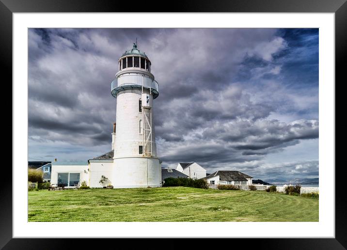 Toward Point Lighthouse Framed Mounted Print by Valerie Paterson