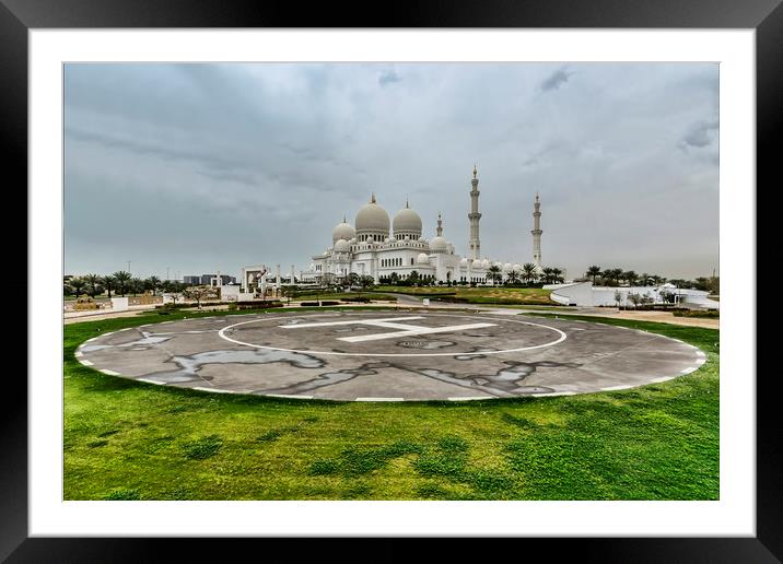 Grand Mosque Framed Mounted Print by Valerie Paterson