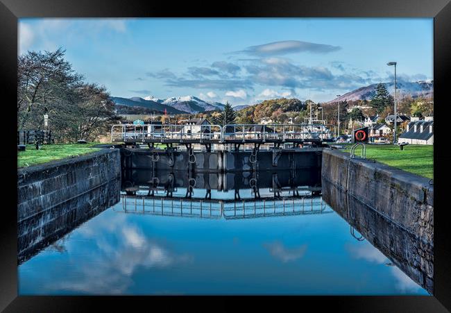 Caledonian Canal  Framed Print by Valerie Paterson
