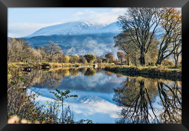Caledonian Canal Framed Print by Valerie Paterson