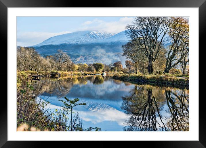 Caledonian Canal Framed Mounted Print by Valerie Paterson