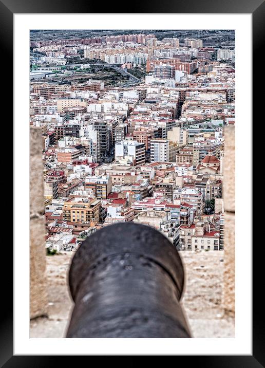 Streets of Alicante  Framed Mounted Print by Valerie Paterson