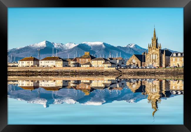 A View from Saltcoats Framed Print by Valerie Paterson