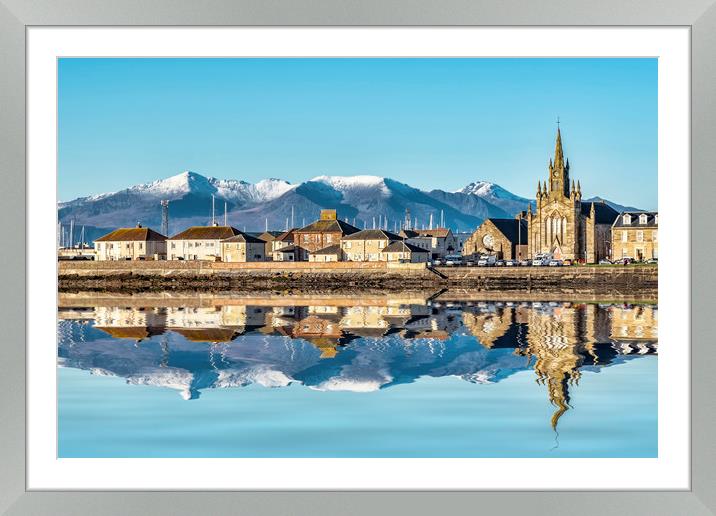 A View from Saltcoats Framed Mounted Print by Valerie Paterson