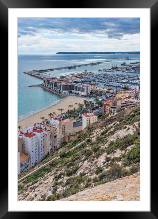 Alicante Framed Mounted Print by Valerie Paterson