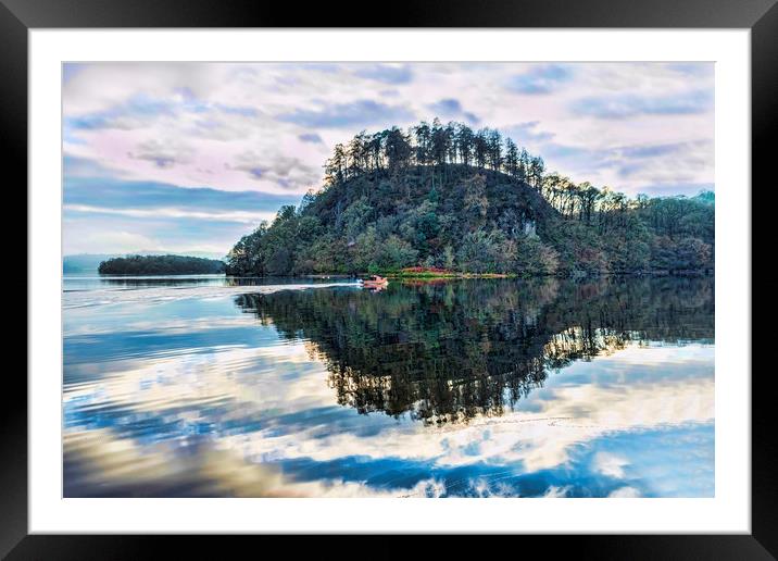 Inchcailloch Loch Lomond Framed Mounted Print by Valerie Paterson