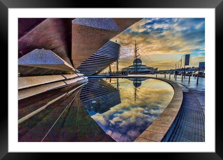 Dundee V & A Framed Mounted Print by Valerie Paterson
