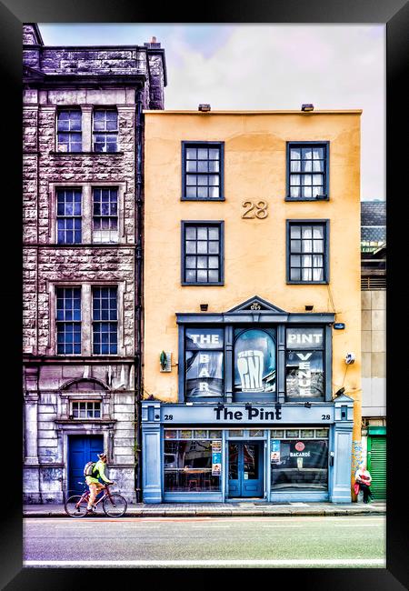 The Pint Dublin Framed Print by Valerie Paterson