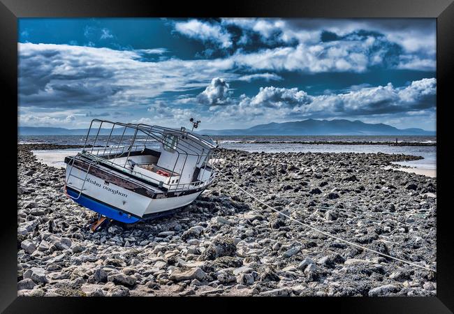 Irvine Beach Framed Print by Valerie Paterson