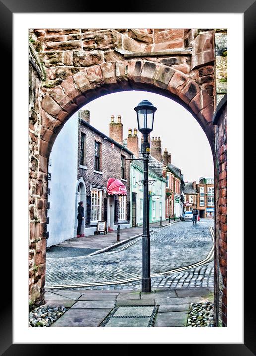 An Arch View Carlisle Framed Mounted Print by Valerie Paterson