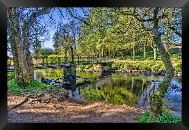 Eglinton Park Framed Print by Valerie Paterson