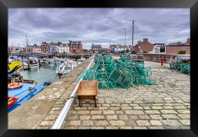 Arbroath Harbour Framed Print by Valerie Paterson