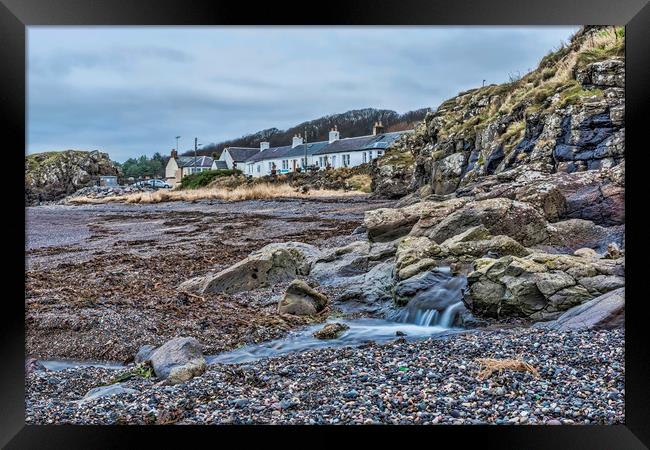 Dunure View Framed Print by Valerie Paterson
