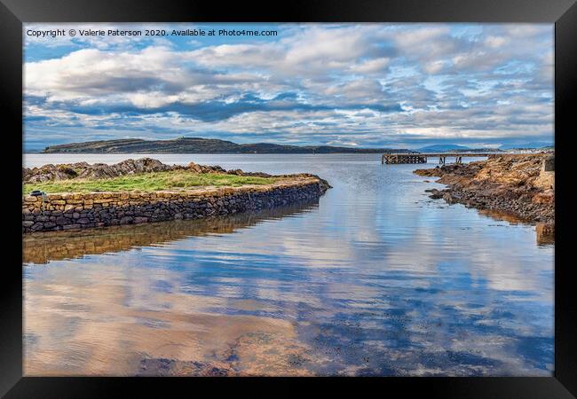 Portencross Framed Print by Valerie Paterson