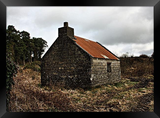 Forgotten House , Ireland Framed Print by julie williams