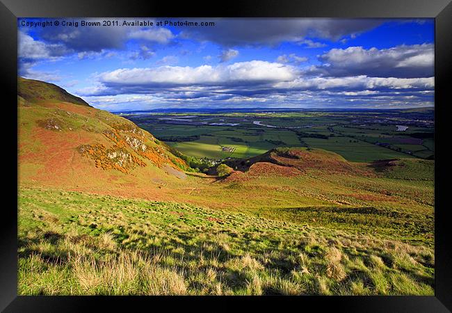 Forth Valley Scotland Framed Print by Craig Brown