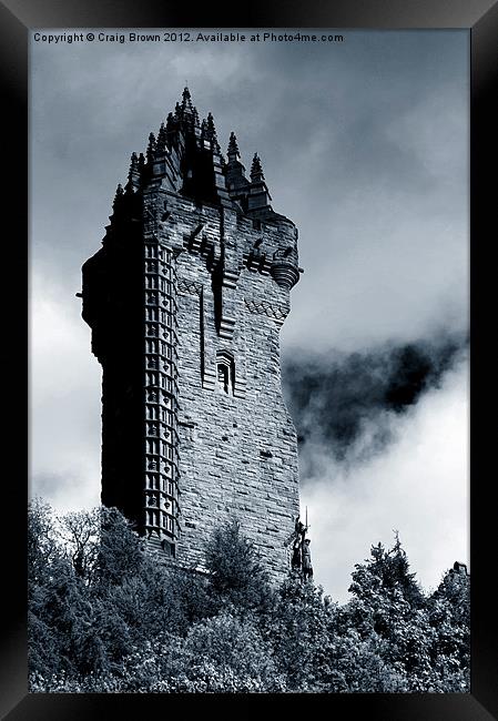 Wallace Monument, Scotland Framed Print by Craig Brown
