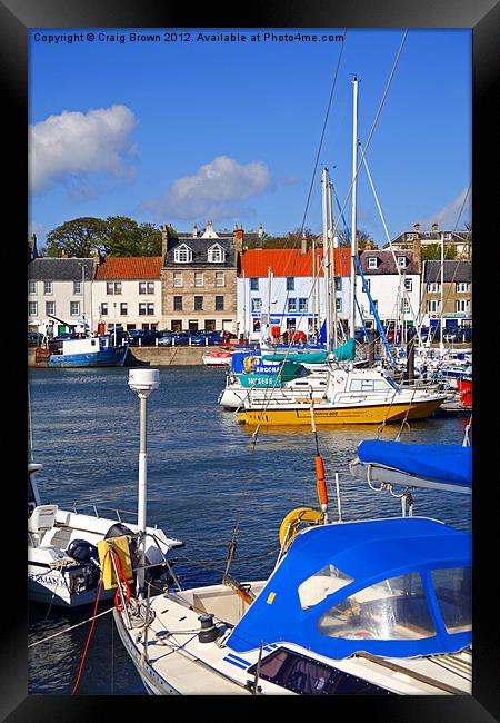 Anstruther Harbour, Scotland Framed Print by Craig Brown